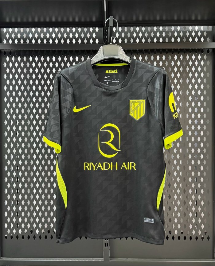 Fan Version 2026-2027 Atletico Madrid Away Black Soccer Jersey Football Shirt