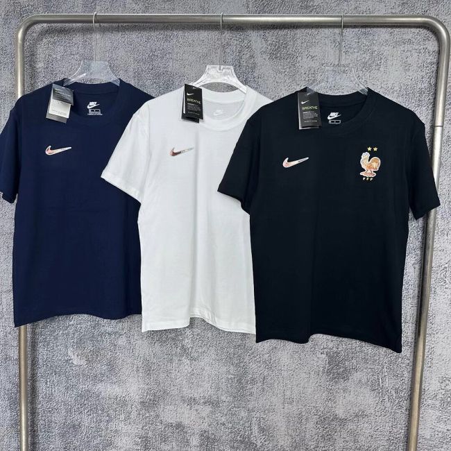 Fan Version 2026 France Cotton Soccer T-shirt Football Shirt