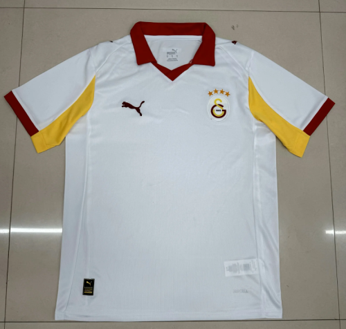 without Sponor Logo Fan Version 2026-2027 Galatasaray Away White Soccer Jersey Football Shirt