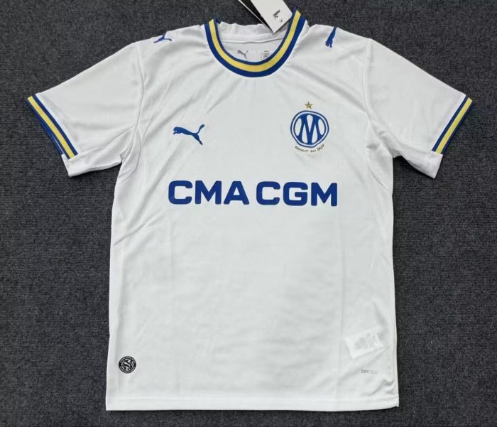 Fan Version 2026-2027 Olympique de Marseille Home Soccer Jersey Football Shirt