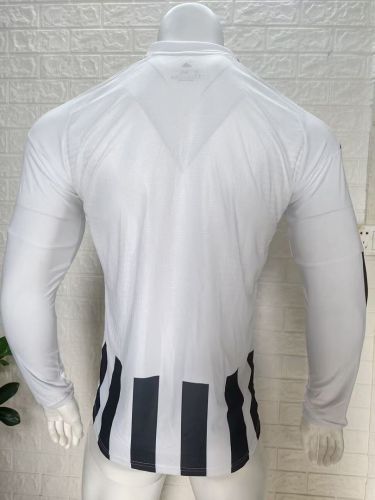 Long Sleeve Maillot Juve Shirt Player Version 2026-2027 Juventus Home Soccer Jersey Juv Football Shirt
