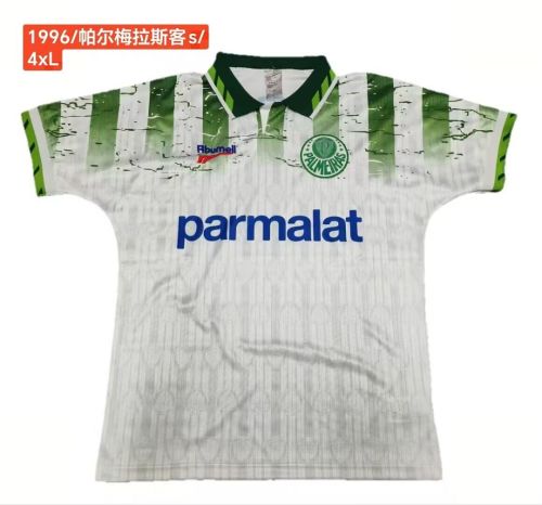 Retro Jersey 1996 Palmeiras Away White Soccer Jersey Vintage Football Shirt