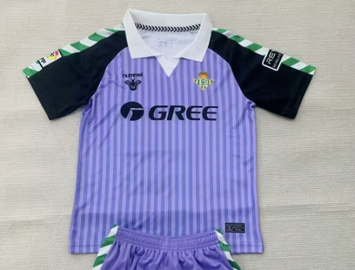 Fan Version 2025-2026 Real Betis Retro Model Purple Goalkeeper Soccer Jersey Football Shirt