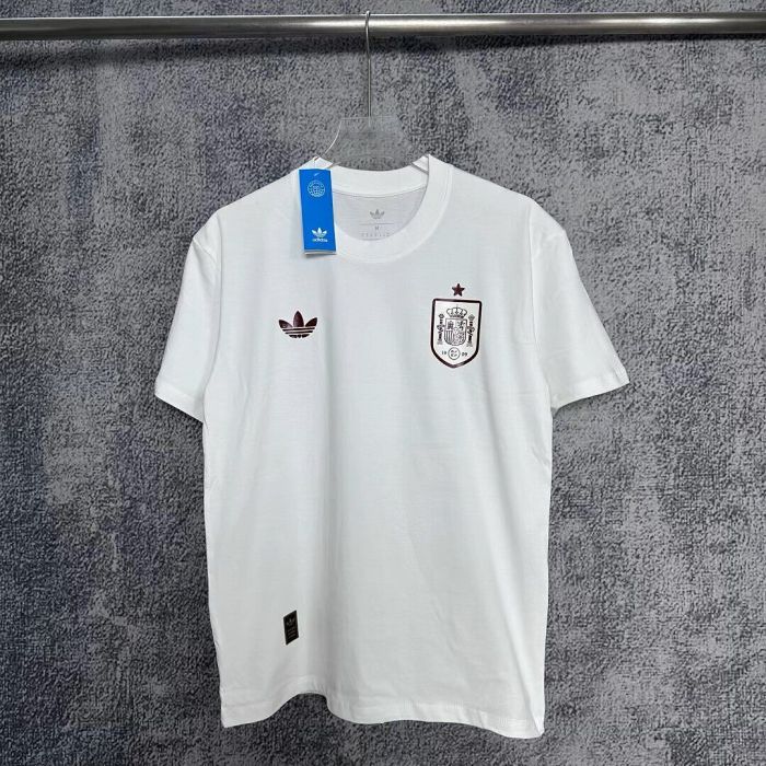 2026 Spain Cotton Soccer T-shirt España Camisetas de Futbol