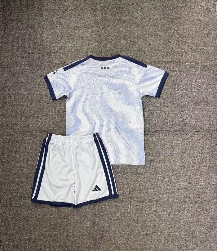 Youth Uniform Kids Kit 2026-2027 Ajax Third Away Soccer Jersey Shorts Child Football Set