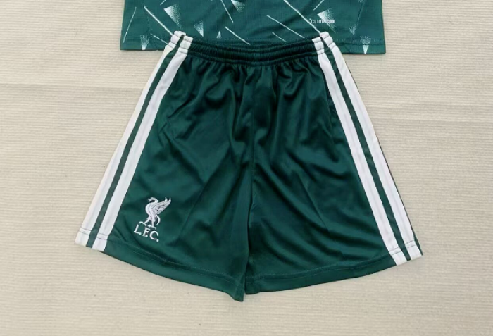 Fan Version 2026-2027 Liverpool Green Goalkeeper Soccer Shorts Football Shorts