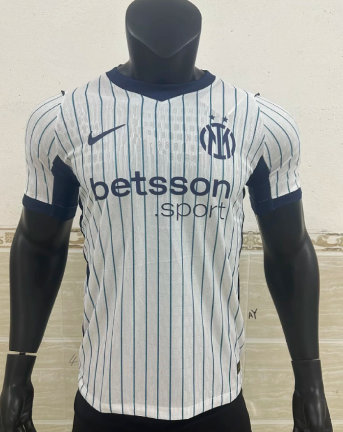 Player Version 2026-2027 Inter Milan Away White Soccer Jersey Inter Football Shirt