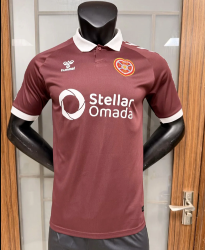 Fans Version 2026-2027 Heart of Midlothian Home Soccer Jersey Football Shirt
