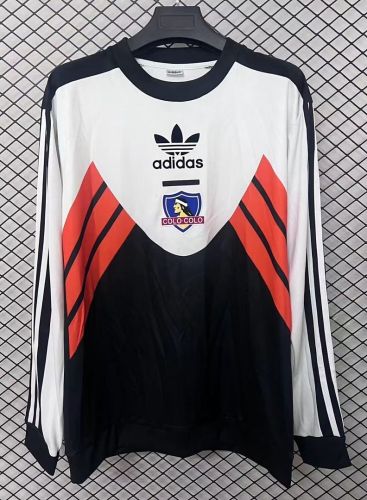Long Sleeve Colo-Colo Retro Model Soccer Training Sweater