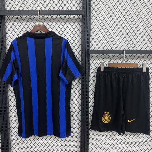 Adult Uniform 2026-2027 Inter Milan Home Soccer Jersey Shorts Inter Football Kit