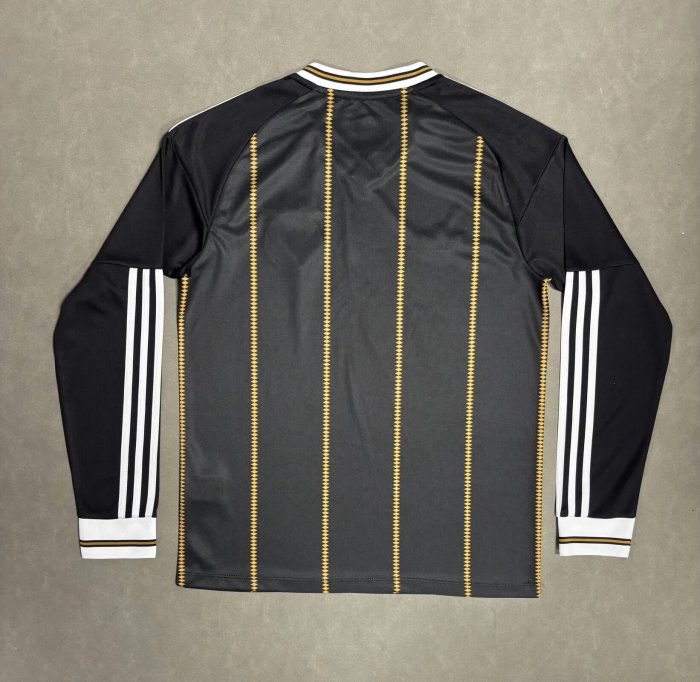 Long Sleeve Fan Version 2026 Germany Third Away Black Soccer Jersey Football Shirt