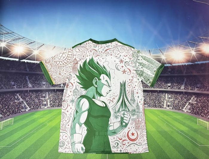 Fans Version 2026 Algeria Comic Soccer Jersey Football Shirt
