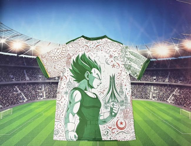 Fans Version 2026 Algeria Comic Soccer Jersey Football Shirt