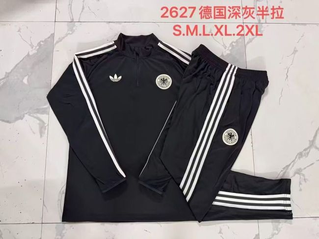 2026-2027 Germany black originals Soccer Training Sweater and Pants Football Kit