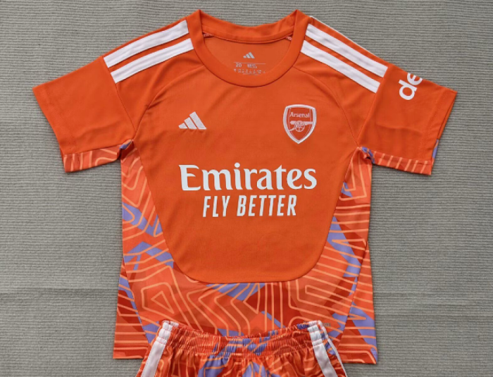 Fan Version 2026-2027 Arsenal Orange Goalkeeper Soccer Jersey Football Shirt