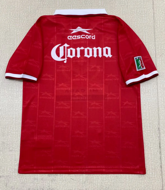 Retro Jersey 1998-1999 Neza FC Home Soccer Jersey Vintage Toros Neza Football Shirt