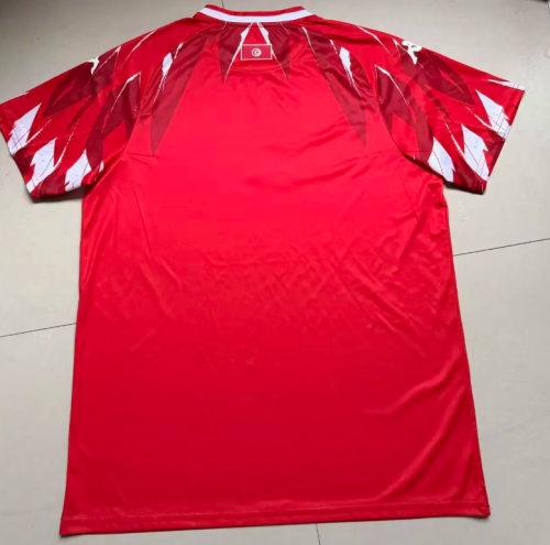 Fan Version 2026 Tunisia Red Soccer Jersey Football Shirt