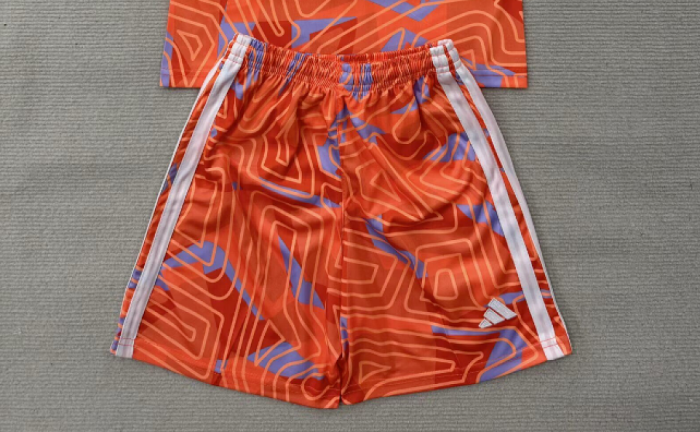 Fan Version 2026-2027 Arsenal Orange Goalkeeper Soccer Shorts Football Shorts