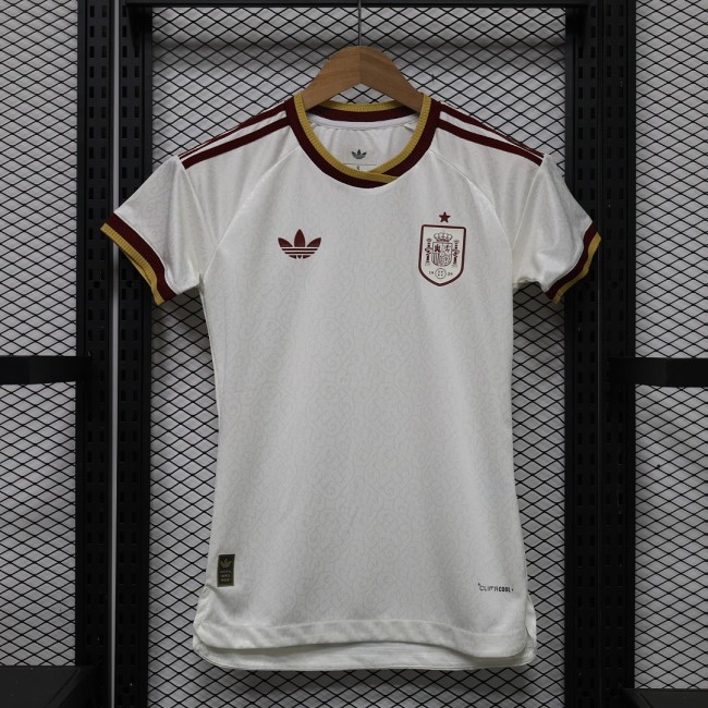 Women Player Version 2026 Spain Away Soccer Jersey Girl Football Shirt