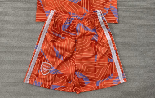 Fan Version 2026-2027 Arsenal Orange Goalkeeper Soccer Shorts Football Shorts