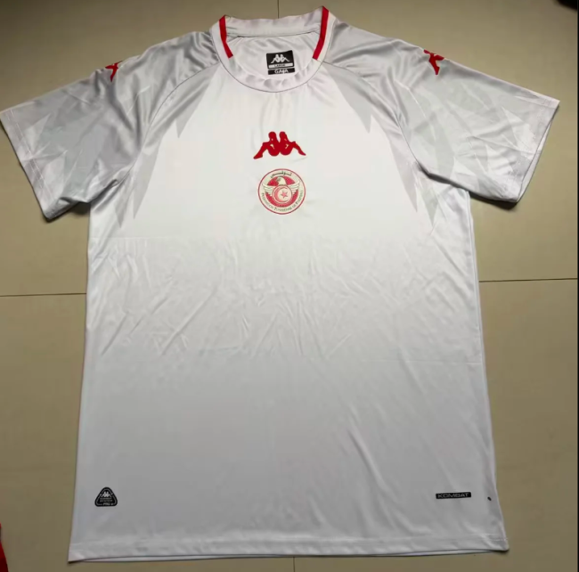 Fan Version 2026 Tunisia White Soccer Jersey Football Shirt