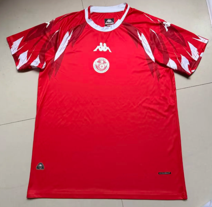 Fan Version 2026 Tunisia Red Soccer Jersey Football Shirt