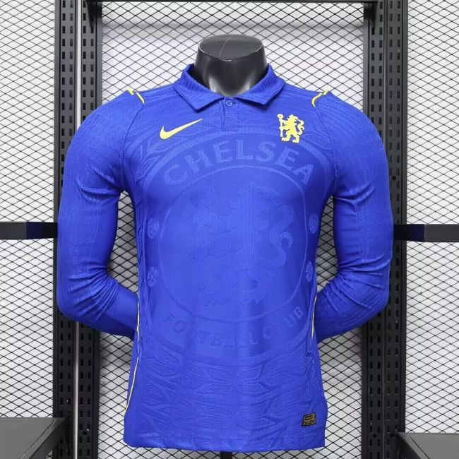 Long Sleeve Player Version 2026-2027 Chelsea Home Soccer Jersey Football Shirt