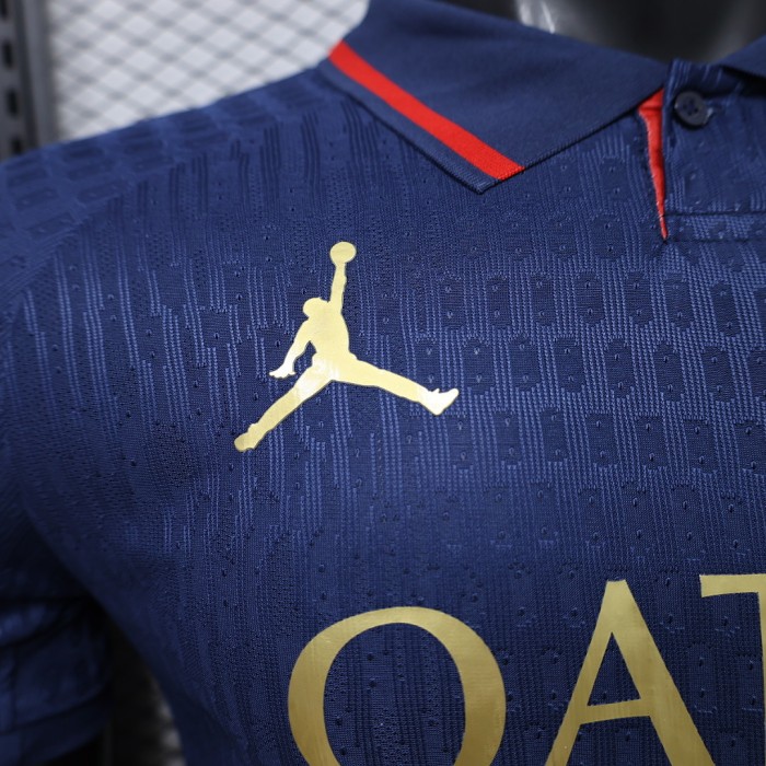 Player Version 2026-2027 PSG Dark Blue Soccer Jersey Paris Football Maillot