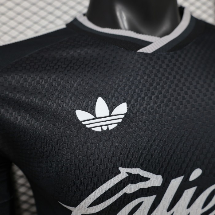 Long Sleeve Player Version 2026-2027 Club America Aguilas Away Black Soccer Jersey Football Shirt