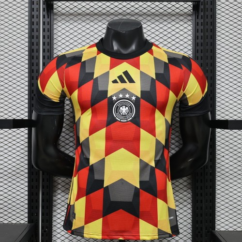 Player Version 2026 Germany Black/Red/Yellow Soccer Training Jersey Football Shirt