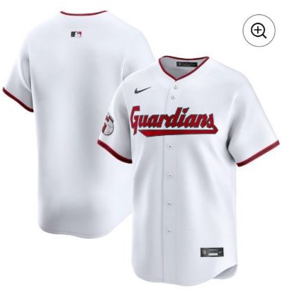 Maillot MLB Limited Domicile des Cleveland Guardians-Hommes MLB Jersey Baseball Shirt