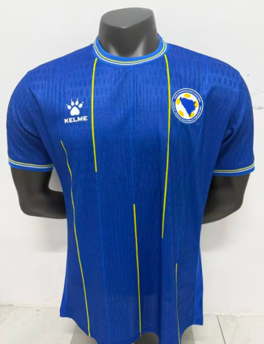 Player Version 2026 FIFA World Cup Bosnia and Herzegovina Home Soccer Jersey Football Shirt