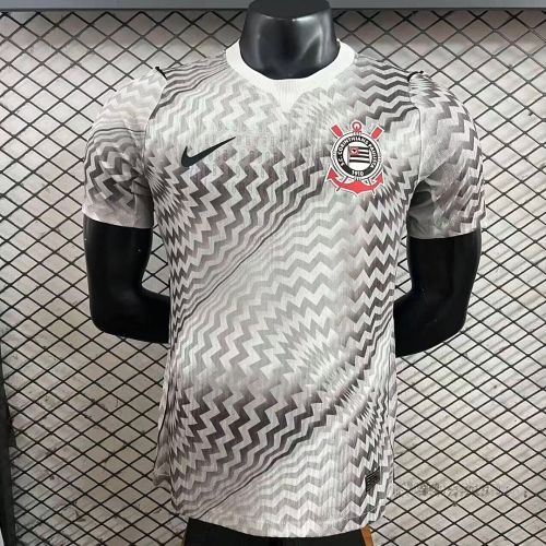 Player Version 2026-2027 Corinthians Grey Goalkeeper Soccer Jersey Camisetas de Futbol