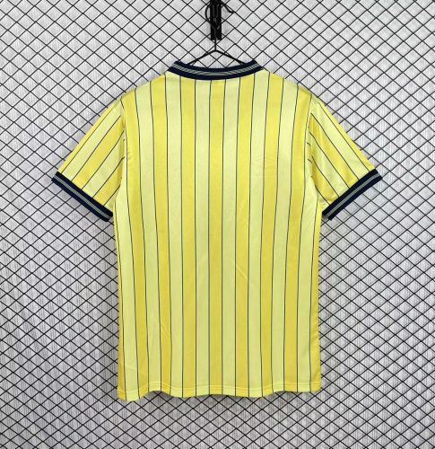 Retro Jersey 1983-1986 Coventry City Away Yellow Soccer Jersey Vintage Football Shirt