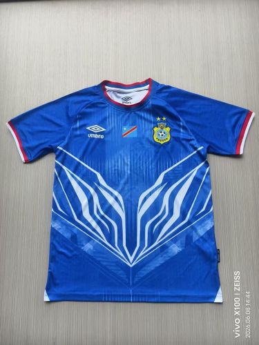 Fans Version 2026 FIFA World Cup Congo Home Blue Soccer Jersey Football Shirt