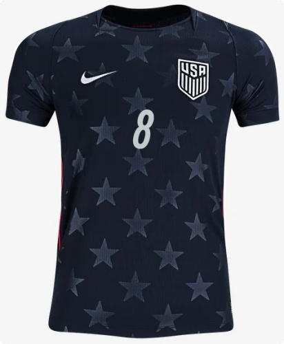 Fan Version 2026 USA McKennie 8 Away Soccer Jersey United States Football Shirt