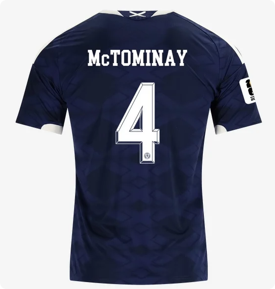 with FIFA World Cup Patch Player Version 2026 Scotland McTominay 4 Home Soccer Jersey Football Shirt