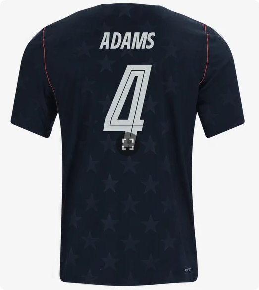 Player Version 2026 USA Adams 4 Away Black Soccer Jersey United States Football Shirt