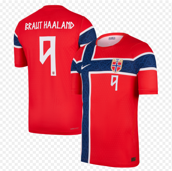 Fan Version 2026 Norway World Cup Erling Braut Haaland 9 Home Soccer Jersey Football Shirt