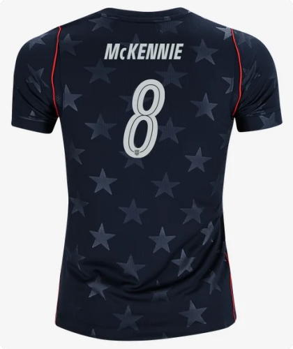 Fan Version 2026 USA McKennie 8 Away Soccer Jersey United States Football Shirt
