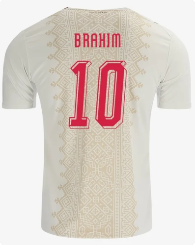 Fans Version 2026 FIFA World Cup Morocco Brahim 10 Away Soccer Jersey Football Shirt