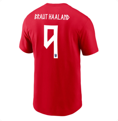 Player Version Norway 2026 World Cup Erling Braut Haaland 9 Home Soccer Jersey Football Shirt