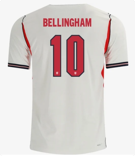 Player Version England 2026 FIFA World Cup Bellingham 10 Home Soccer Jersey Football Shirt