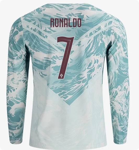 Long Sleeve Player Version 2026 Portugal RONALDO 7 Away Soccer Jersey Football Shirt