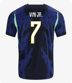 Vinicius Junior Shirt Fan Version 2026 Brazil VINI JR. 7 Away Soccer Jersey Brasil Camisetas de Futbol