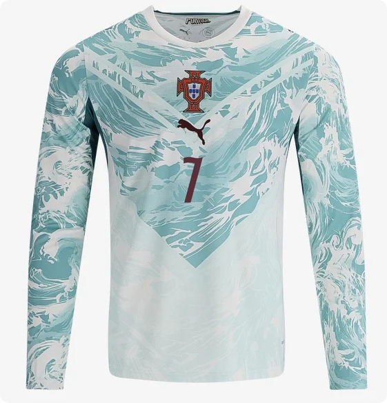 Long Sleeve Player Version 2026 Portugal RONALDO 7 Away Soccer Jersey Football Shirt