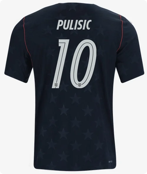 Fan Version 2026 USA Pulisic 10 Away Soccer Jersey United States Football Shirt