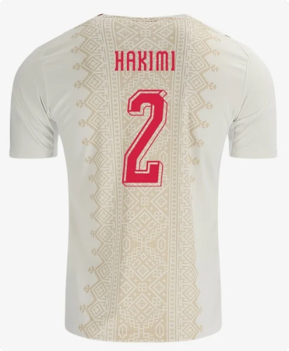 Player Version 2026 FIFA World Cup Morocco Hakimi 2 Away Soccer Jersey Football Shirt