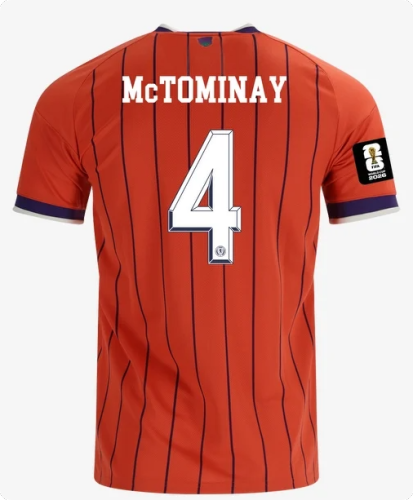 with FIFA World Cup Patch Player Version 2026 Scotland McTominay Away Soccer Jersey Football Shirt