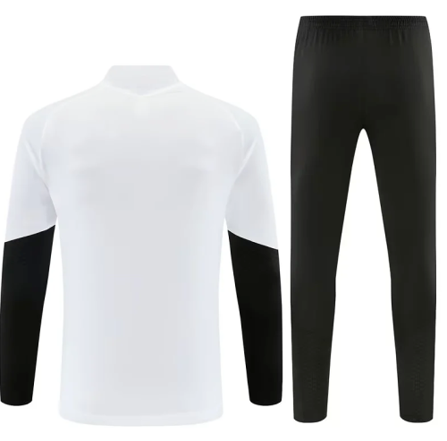 2026-2027 Liverpool White/Black Soccer Training Sweater and Pants Football Kit